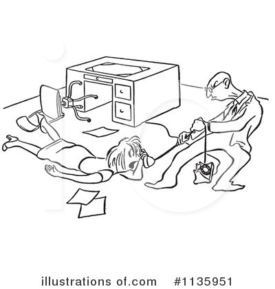 Royalty-Free (RF) Office Clipart Illustration by Picsburg - Stock Sample #1135951