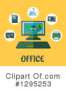 Office Clipart #1295253 by Vector Tradition SM