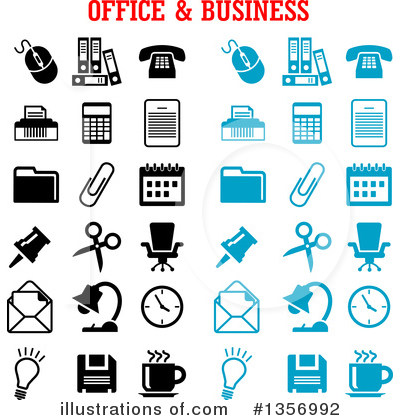 Royalty-Free (RF) Office Clipart Illustration by Vector Tradition SM - Stock Sample #1356992