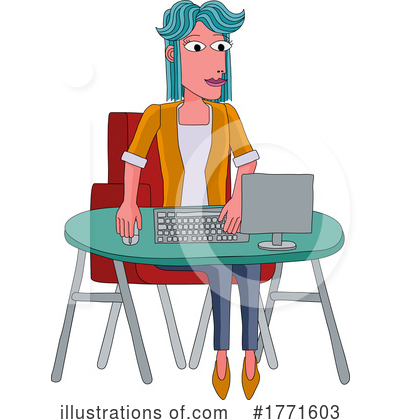 Computer Clipart #1771603 by AtStockIllustration