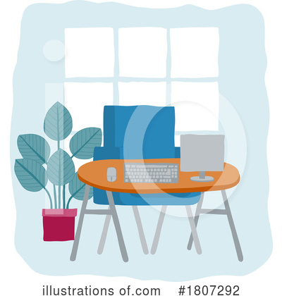 Furniture Clipart #1807292 by AtStockIllustration