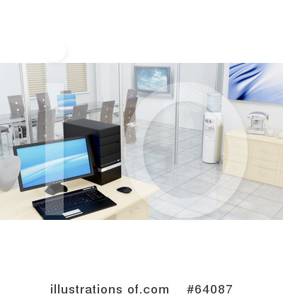 Royalty-Free (RF) Office Clipart Illustration by KJ Pargeter - Stock Sample #64087