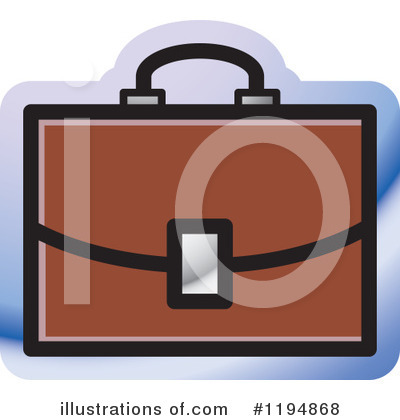 Briefcase Clipart #1194868 by Lal Perera