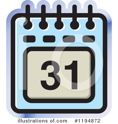 Calendar Clipart #1194872 by Lal Perera