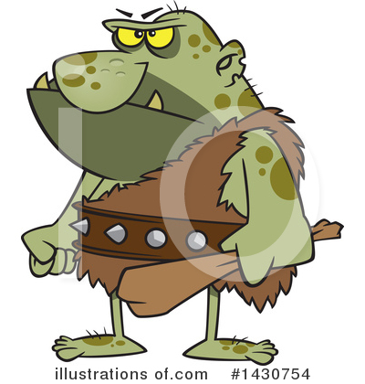 Royalty-Free (RF) Ogre Clipart Illustration by toonaday - Stock Sample #1430754