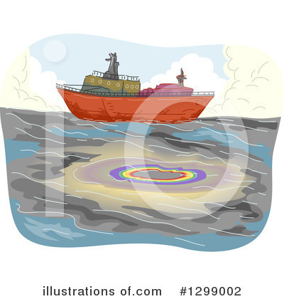 Oil Spill Clipart #1299002 by BNP Design Studio