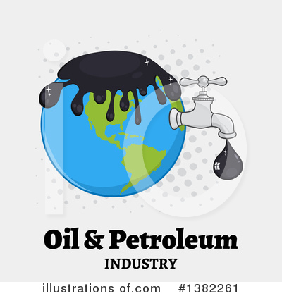 Royalty-Free (RF) Oil Clipart Illustration by Hit Toon - Stock Sample #1382261