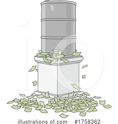 Money Clipart #1758362 by Alex Bannykh