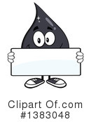 Oil Drop Mascot Clipart #1383048 by Hit Toon