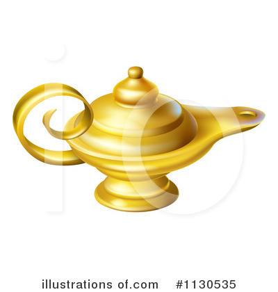Genie Lamp Clipart #1130535 by AtStockIllustration