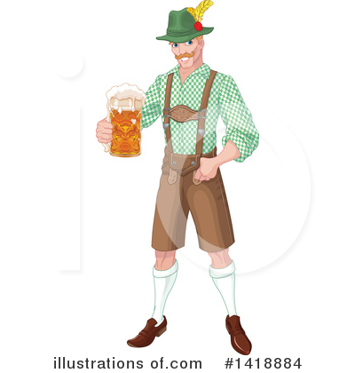 Royalty-Free (RF) Oktoberfest Clipart Illustration by Pushkin - Stock Sample #1418884