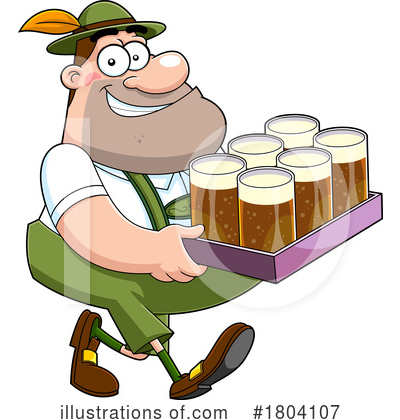 Waiter Clipart #1804107 by Hit Toon