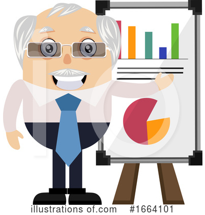 Royalty-Free (RF) Old Business Man Clipart Illustration by Morphart Creations - Stock Sample #1664101