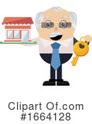 Old Business Man Clipart #1664128 by Morphart Creations
