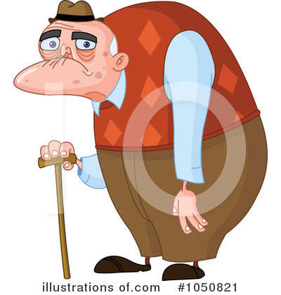Royalty-Free (RF) Old Man Clipart Illustration by yayayoyo - Stock Sample #1050821