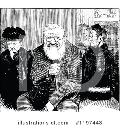 Royalty-Free (RF) Old Man Clipart Illustration by Prawny Vintage - Stock Sample #1197443