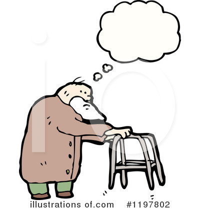 Elderly Man Clipart #1197802 by lineartestpilot