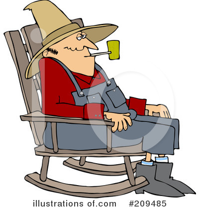 Royalty-Free (RF) Old Man Clipart Illustration by djart - Stock Sample #209485