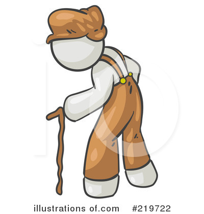 Royalty-Free (RF) Old Man Clipart Illustration by Leo Blanchette - Stock Sample #219722