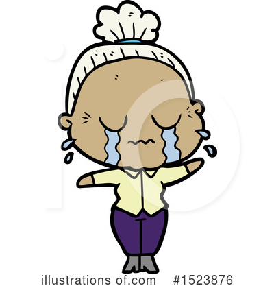 Old Woman Clipart #1523876 by lineartestpilot