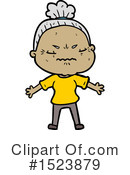 Old Woman Clipart #1523879 by lineartestpilot