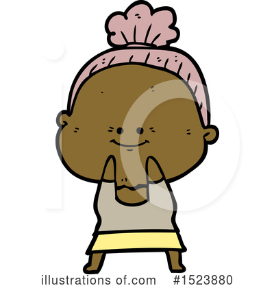 Old Woman Clipart #1523880 by lineartestpilot