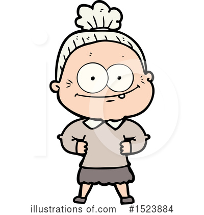 Old Woman Clipart #1523884 by lineartestpilot
