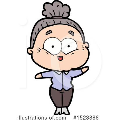 Old Woman Clipart #1523886 by lineartestpilot