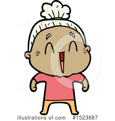 Royalty-Free (RF) Old Woman Clipart Illustration by lineartestpilot - Stock Sample #1523887