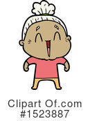 Old Woman Clipart #1523887 by lineartestpilot