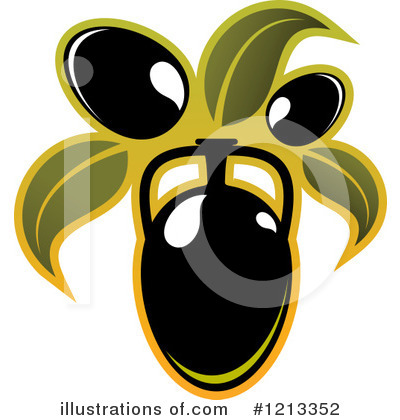 Black Olive Clipart #1213352 by Vector Tradition SM