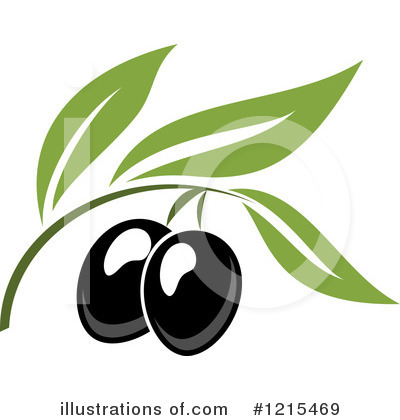 Royalty-Free (RF) Olive Clipart Illustration by Vector Tradition SM - Stock Sample #1215469