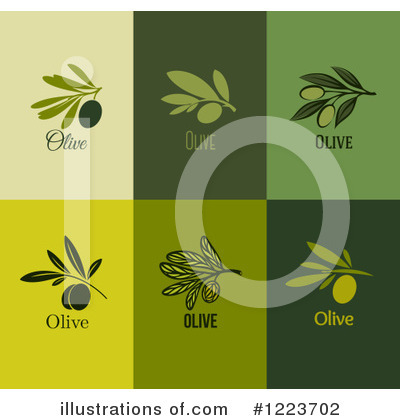 Royalty-Free (RF) Olive Clipart Illustration by elena - Stock Sample #1223702