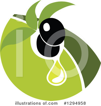 Royalty-Free (RF) Olive Clipart Illustration by Vector Tradition SM - Stock Sample #1294958