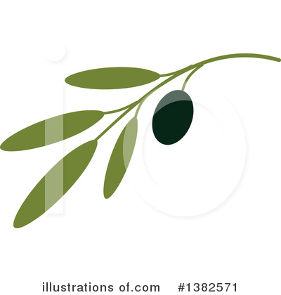 Royalty-Free (RF) Olive Clipart Illustration by elena - Stock Sample #1382571