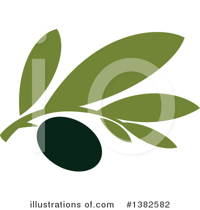 Royalty-Free (RF) Olive Clipart Illustration by elena - Stock Sample #1382582