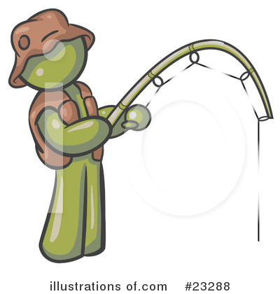 Fishing Clipart #23288 by Leo Blanchette