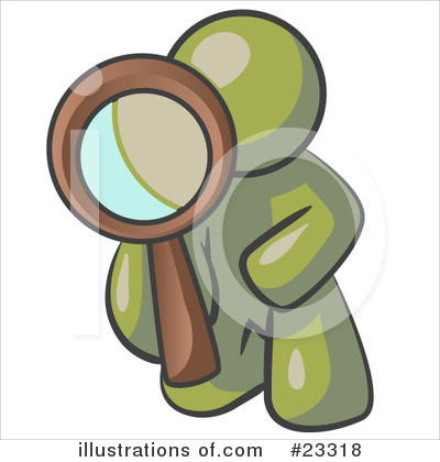Royalty-Free (RF) Olive Green Collection Clipart Illustration by Leo Blanchette - Stock Sample #23318