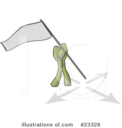 Flag Clipart #23326 by Leo Blanchette