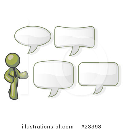 Word Balloon Clipart #23393 by Leo Blanchette