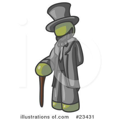 Abraham Lincoln Clipart #23431 by Leo Blanchette