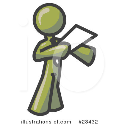 Royalty-Free (RF) Olive Green Collection Clipart Illustration by Leo Blanchette - Stock Sample #23432