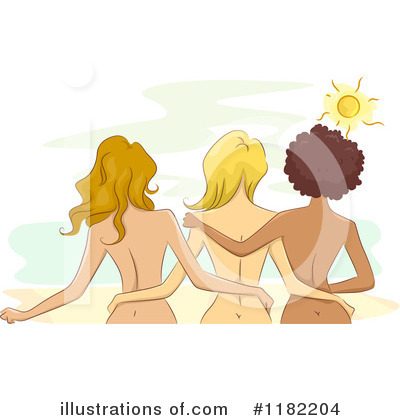 Royalty-Free (RF) On The Beach Clipart Illustration by BNP Design Studio - Stock Sample #1182204