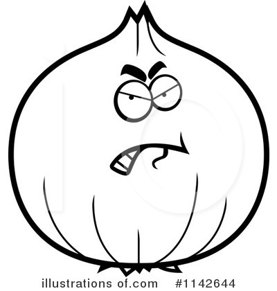 Royalty-Free (RF) Onion Clipart Illustration by Cory Thoman - Stock Sample #1142644