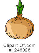 Onion Clipart #1246926 by Vector Tradition SM