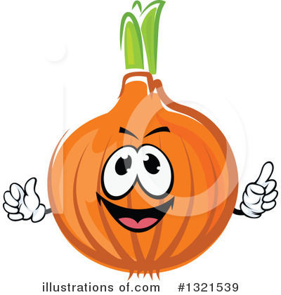 Yellow Onion Clipart #1321539 by Vector Tradition SM