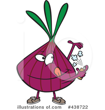 Royalty-Free (RF) Onion Clipart Illustration by toonaday - Stock Sample #438722