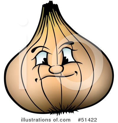 Royalty-Free (RF) Onion Clipart Illustration by dero - Stock Sample #51422