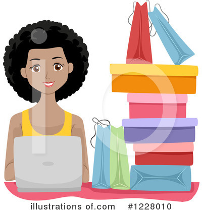 Royalty-Free (RF) Online Shopping Clipart Illustration by BNP Design Studio - Stock Sample #1228010
