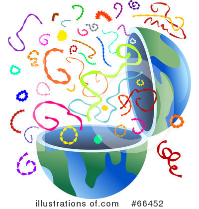 Royalty-Free (RF) Open Globe Clipart Illustration by Prawny - Stock Sample #66452